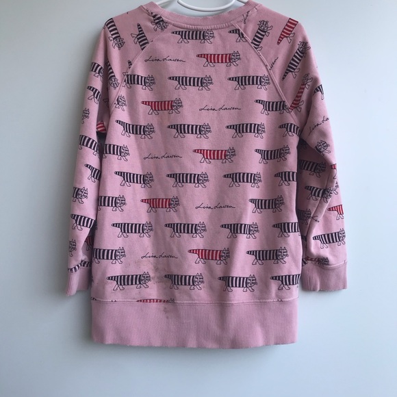 Lisa Larson Youth Cat Print Sweatshirt - Picture 6 of 9
